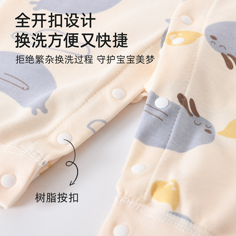 彩婴房婴儿衣服连体衣春秋新生儿宝宝冬套装初生秋季纯棉哈衣爬服