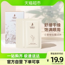 Kangaroo mom pregnant woman eye film wheat tonic moisturizing nourishing 6 sheets of box maternity lactation to downplay black eye ring