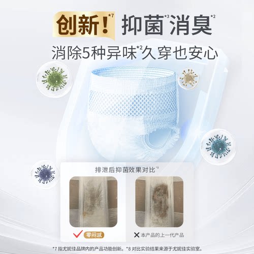 乐互宜零闷感内裤型成人纸尿裤尿不湿产妇瞬吸防漏加厚拉拉裤XL码 - 图3