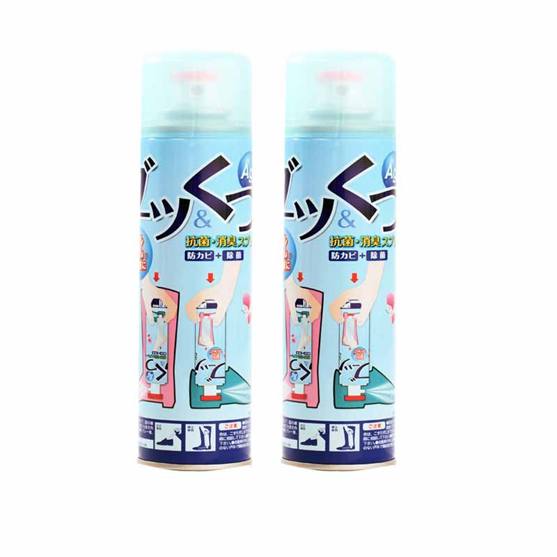 PINOLE进口鞋子抑菌除臭剂除臭除味喷雾除异味速干280ml*2瓶 - 图0