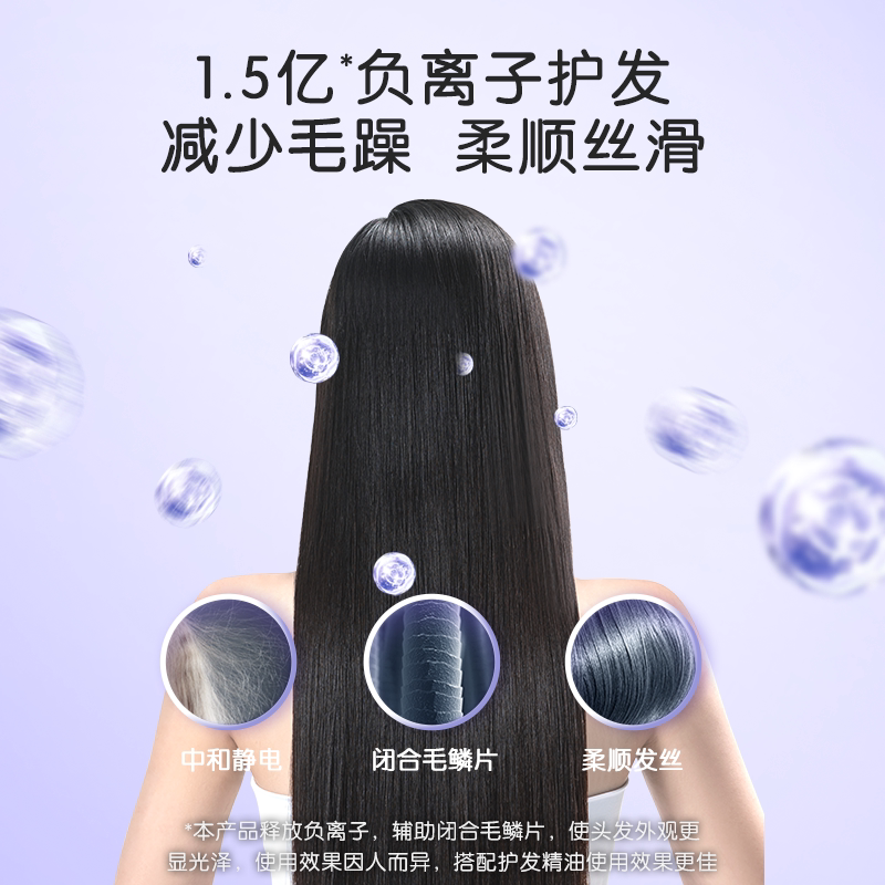 美的吹风机家用负离子护发速干大风力电吹风学生宿舍用寝室吹风筒