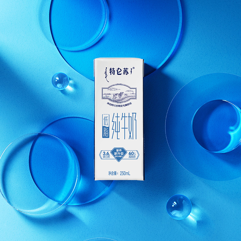 【礼盒装】蒙牛特仑苏低脂纯牛奶250ml×12盒-图2