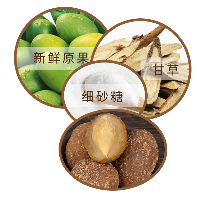 零食符号甘草橄榄盐津黑橄榄干果脯蜜饯果干广东潮汕特产休闲小吃 - 图2