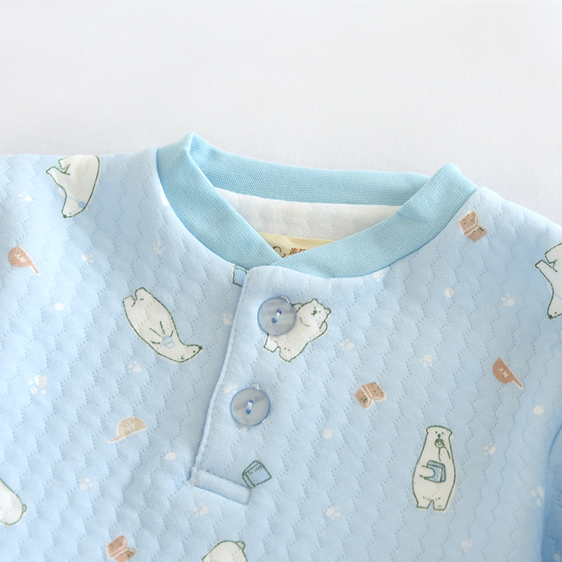 男童加厚儿童秋冬纯棉空气层睡衣恐龙套头全棉保暖内衣套家居服,淘宝优惠券,粉丝福利购,淘宝优惠卷