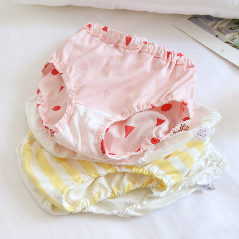 三条装儿童纯棉内裤针织纯棉透气女童春夏小清新甜美印花全棉宝宝,淘宝优惠券,粉丝福利购,淘宝优惠卷