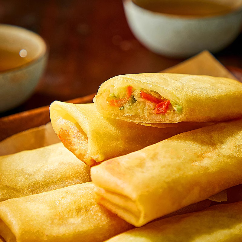 思念全素馅春卷204g*5包油炸小吃豆沙香脆春卷速冻半成品粥店早餐,淘宝优惠券,粉丝福利购,淘宝优惠卷