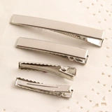 Импортная заколка для волос с бантиком, аксессуар, набор материалов ручной работы, увеличенная толщина, квадратная голова, крокодил, поделки ручной работы