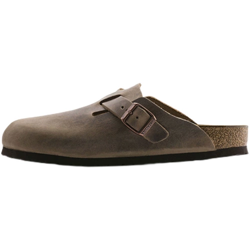 Twabirkenstock Slippers Summer Boston Импортированное пробковое дно мужчины и женщины Retro Cold Dragg Leather Head