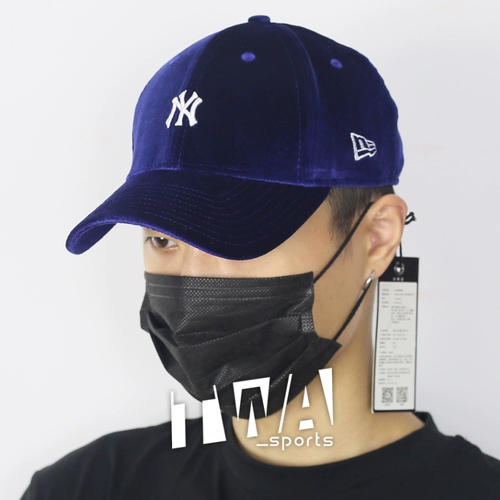 New Era 9forty Luxury Velvet Series вышивая вышивка бейсбола Shade Luck Sports Hat Black Blue Wine Red бесплатно