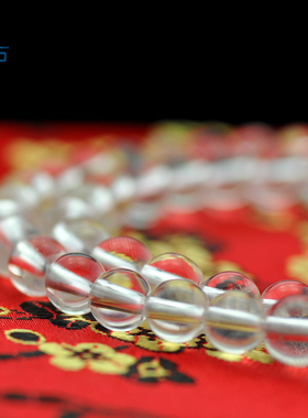 泉冰石白水晶女款母亲节礼物项链