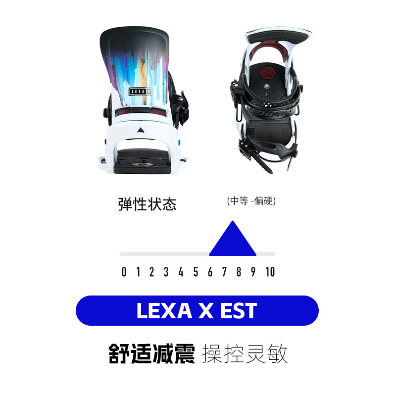 冷山雪具BURTON单板固定器LEXA X雪板固定器LEXA固定器女2324 - 图2