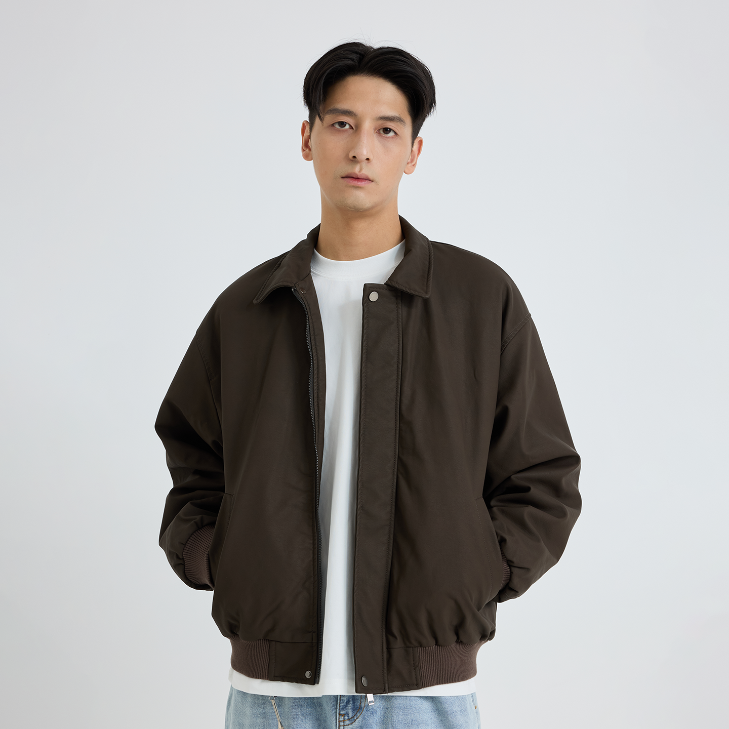 REOCHA热呈25秋冬男女皮衣夹棉日系休闲cleanfit皮衣翻领保暖棉服,淘宝优惠券,粉丝福利购,淘宝优惠卷