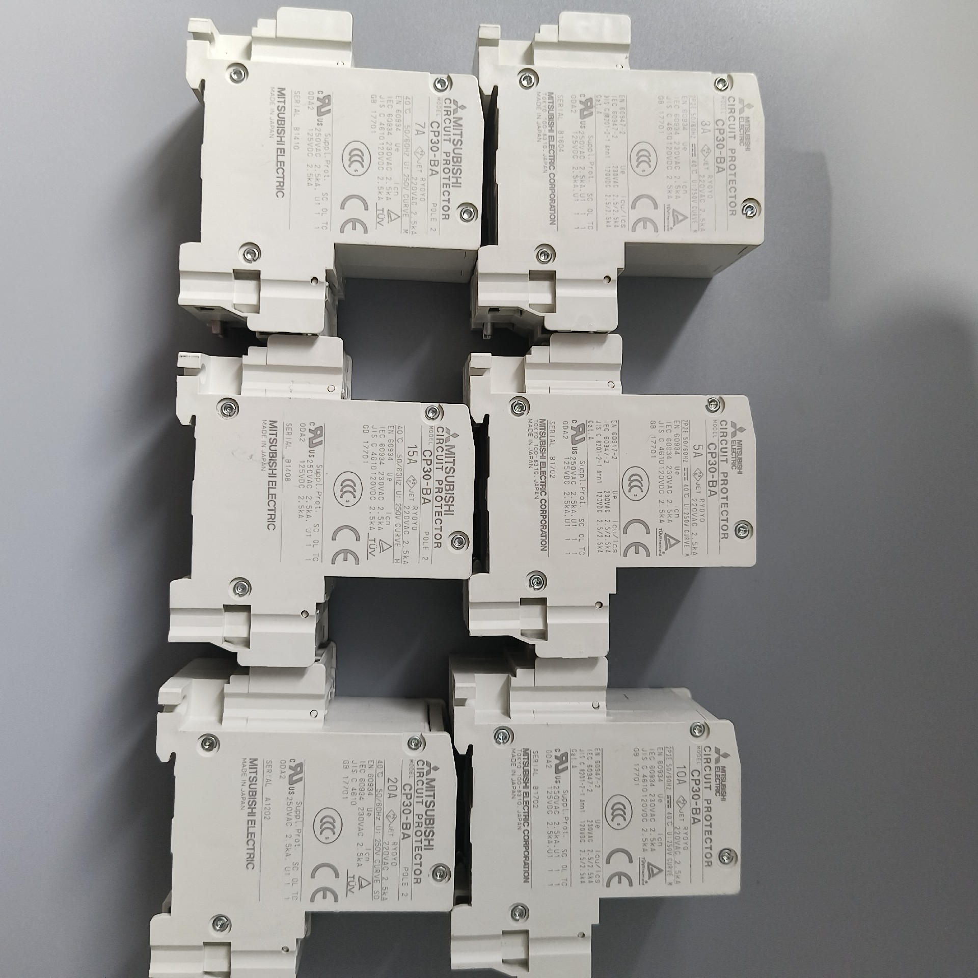 三菱小型漏电断路器 CP30-BA(3A):3个 - 图0