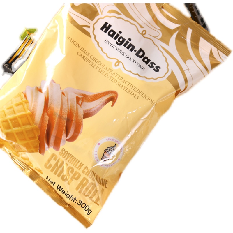 进口英国Highgen-Dass哈根达巧克力脆皮甜筒冰淇淋蛋卷零食包邮 - 图3