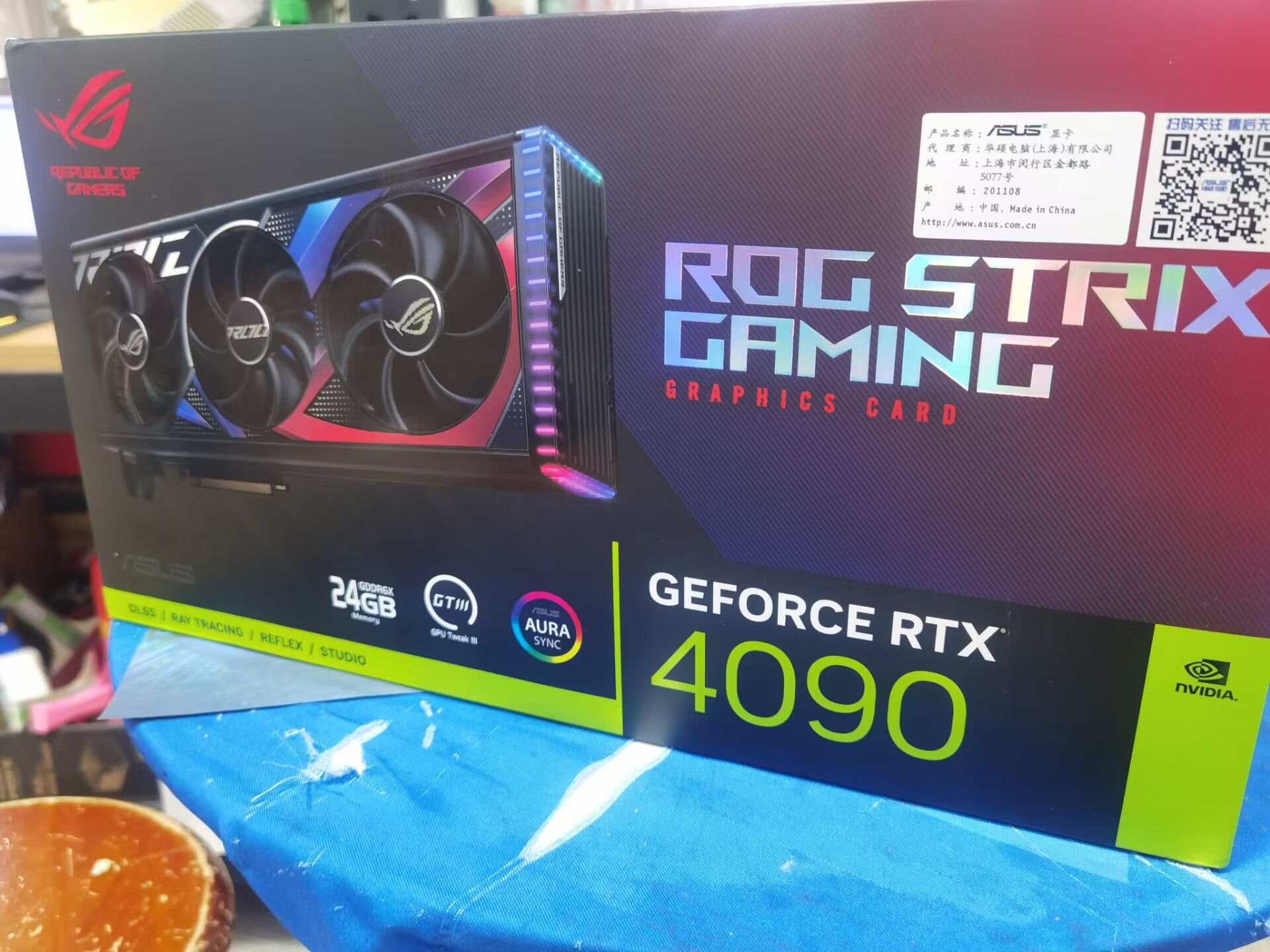 RTX4090 24G七彩虹ADOC名人堂火神水神星耀魔鹰金属大师显卡全新 - 图0