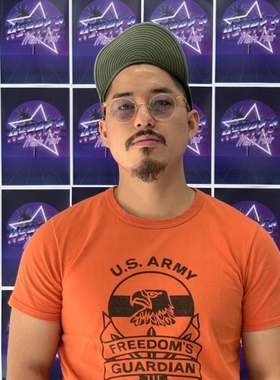 复古圆片方框钛合金鼻托板材墨镜