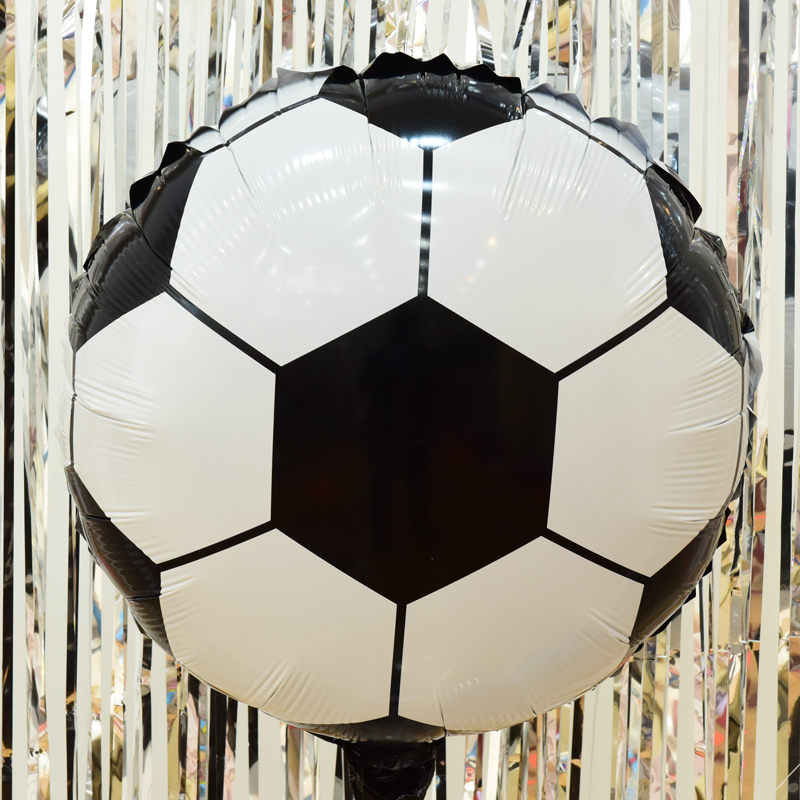 世界杯足球篮球铝膜气球酒吧装饰派对布置生日用品餐桌气球桌飘-图2