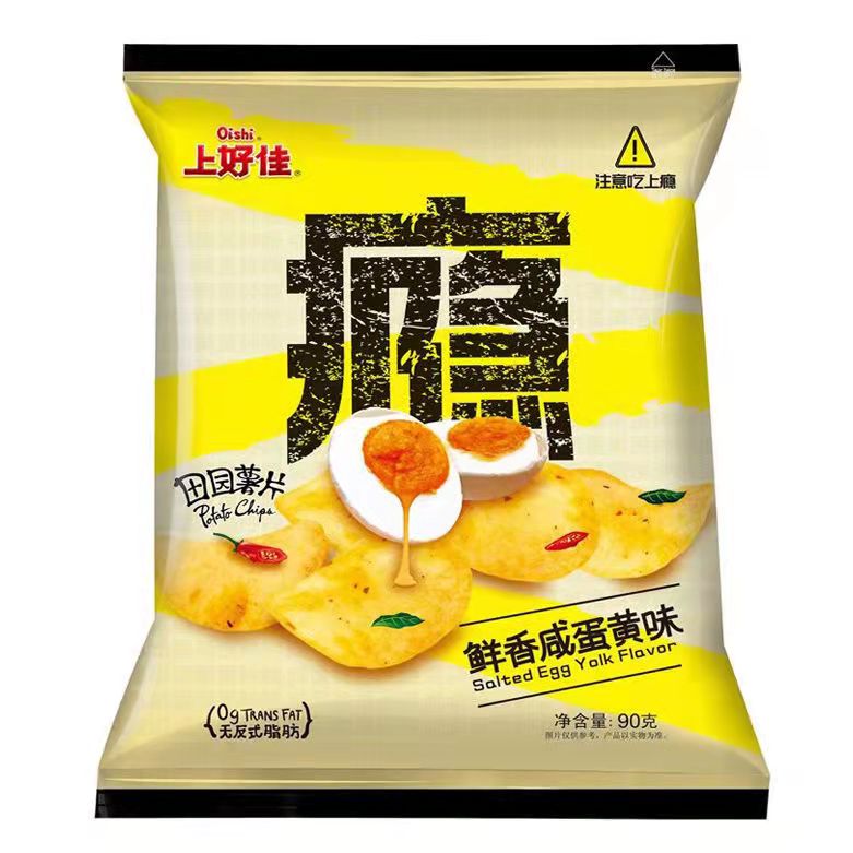 大包上好佳玉米口味田园泡80g袋装整箱牛奶膨化食品休闲包装随机