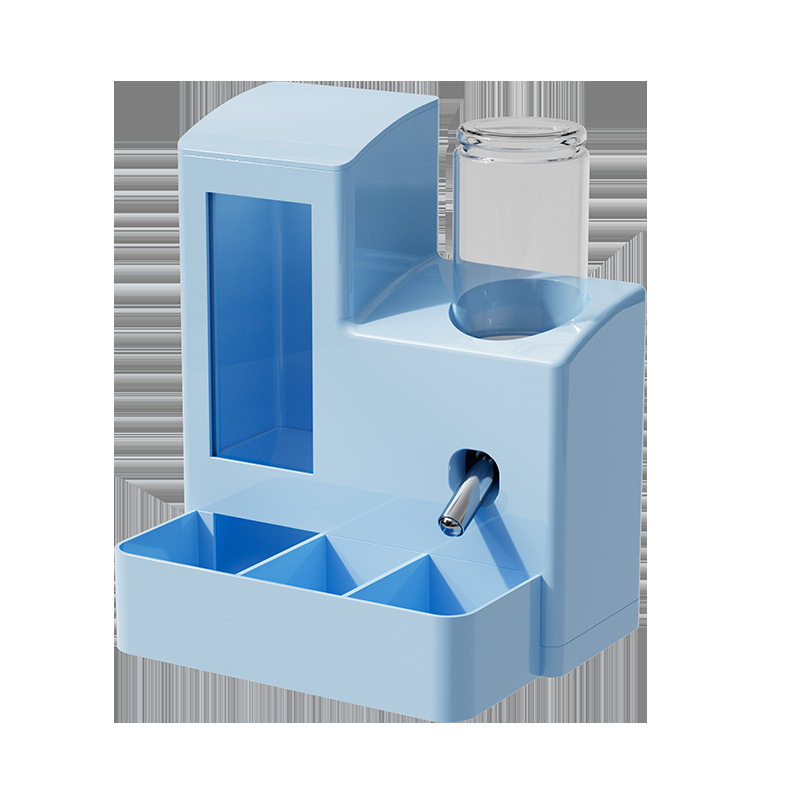 仓鼠自动喂食器防漏水饮水机金丝熊专用多功能大平台带水壶,淘宝优惠券,粉丝福利购,淘宝优惠卷