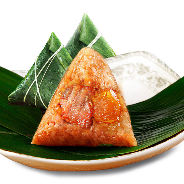 嘉兴风味粽子鲜肉粽蛋黄肉粽豆沙粽甜粽蜜枣粽150克*10只真空粽子