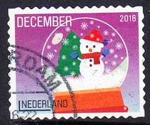 Dutch Letter Sales Stamps 2016 Christmas 10-3: Crystal Ball