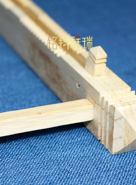 木质书架支架桌面收纳置物架方便携带放置书架古典装饰摆件可拆分