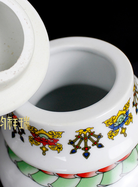 陶瓷宝瓶装藏空瓶摆件量大可定制