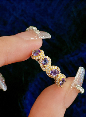 ninisn女泰然坦桑石意大利风戒指