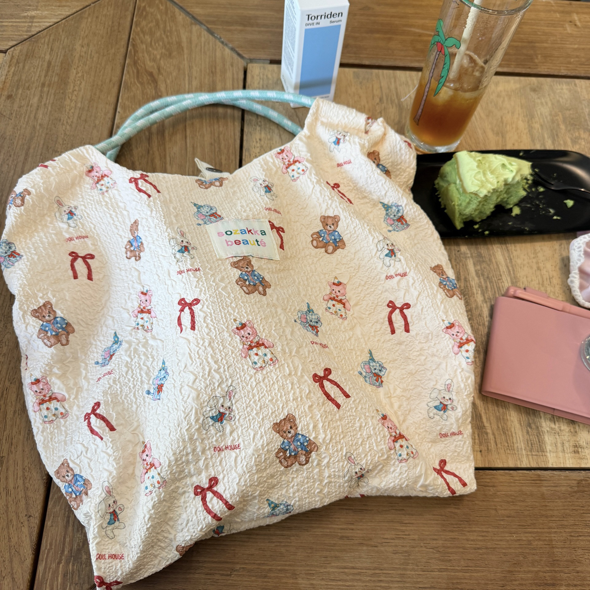 可爱薄荷曼波小羊碎花包女学生大容量手提包包布袋环保袋子单肩包,淘宝优惠券,粉丝福利购,淘宝优惠卷