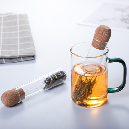 玻璃茶漏试管滤茶器茶叶过滤器喝茶叶过滤工具茶具配件泡茶神器 - 图0