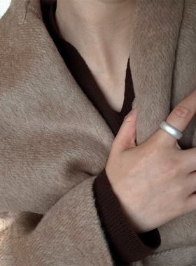 女925纯银gd哑光戒指小众