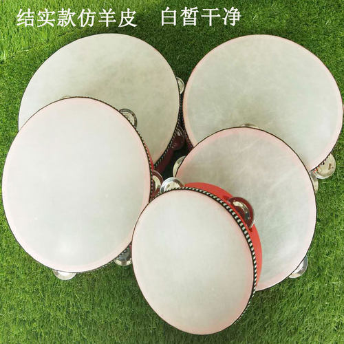铃鼓幼儿园老师用专业打击乐器奥尔夫舞蹈考级专用儿童小铃鼓玩具 - 图0