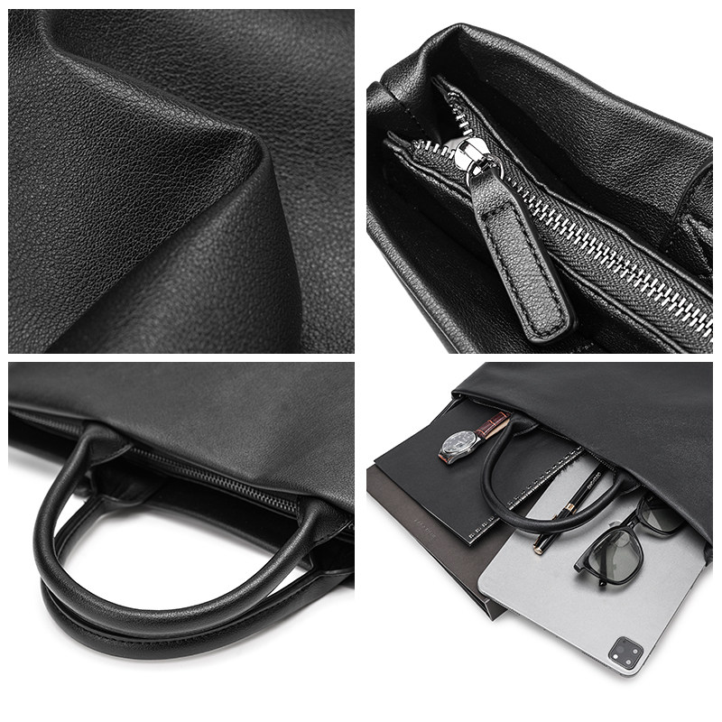 Light business men's handbag commuter document computer bag
