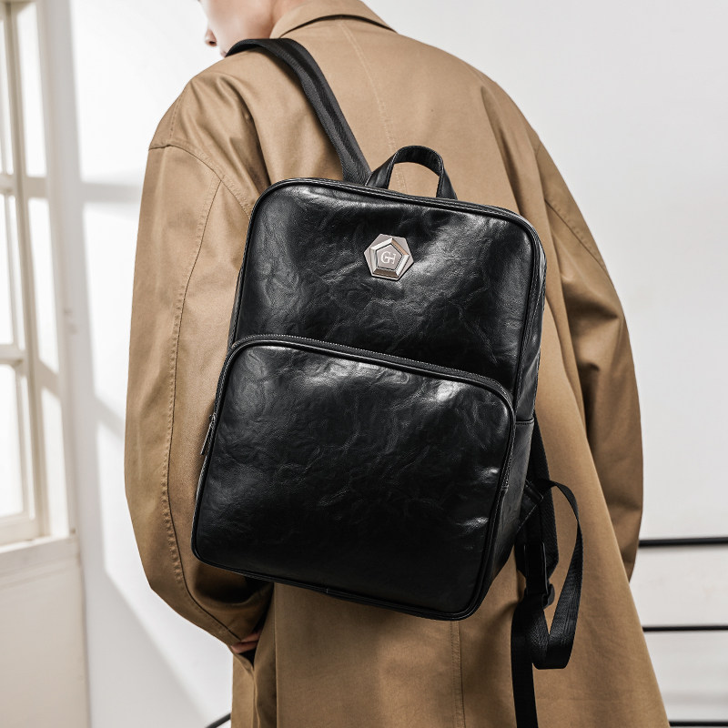 带密码锁设计背包男双肩包大容量电脑包高级感商务休闲旅行包2025,淘宝优惠券,粉丝福利购,淘宝优惠卷