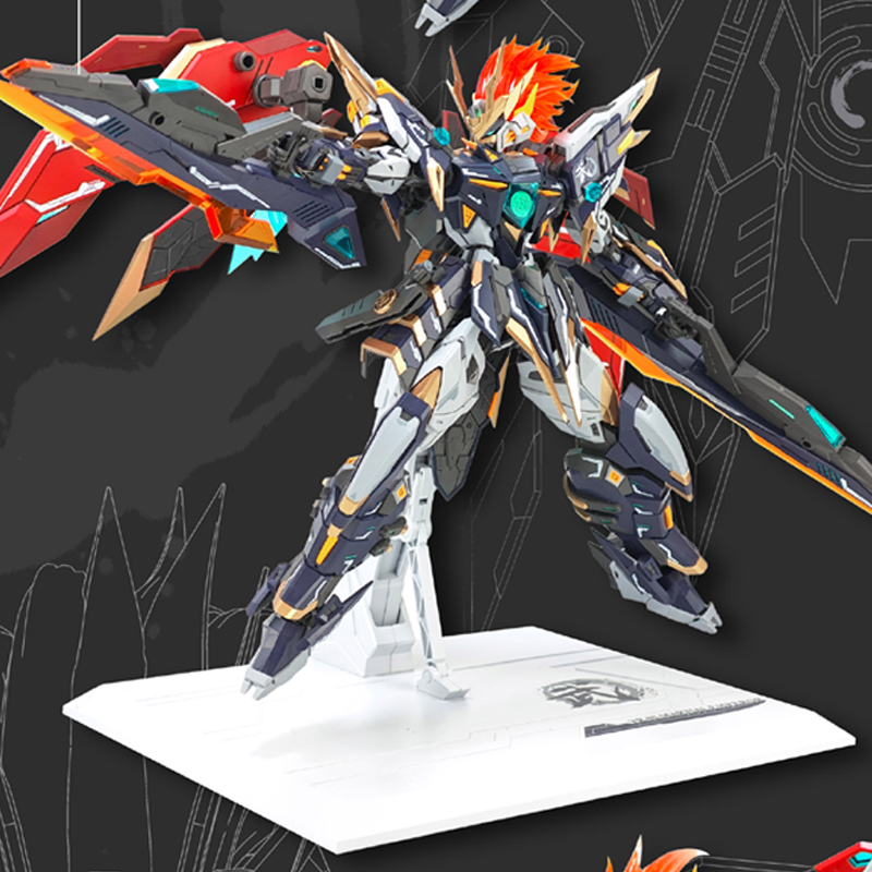 现货]超新星SNAA武皇带地台1/100国模原创机甲玩具国产MG拼装模型 - 图2