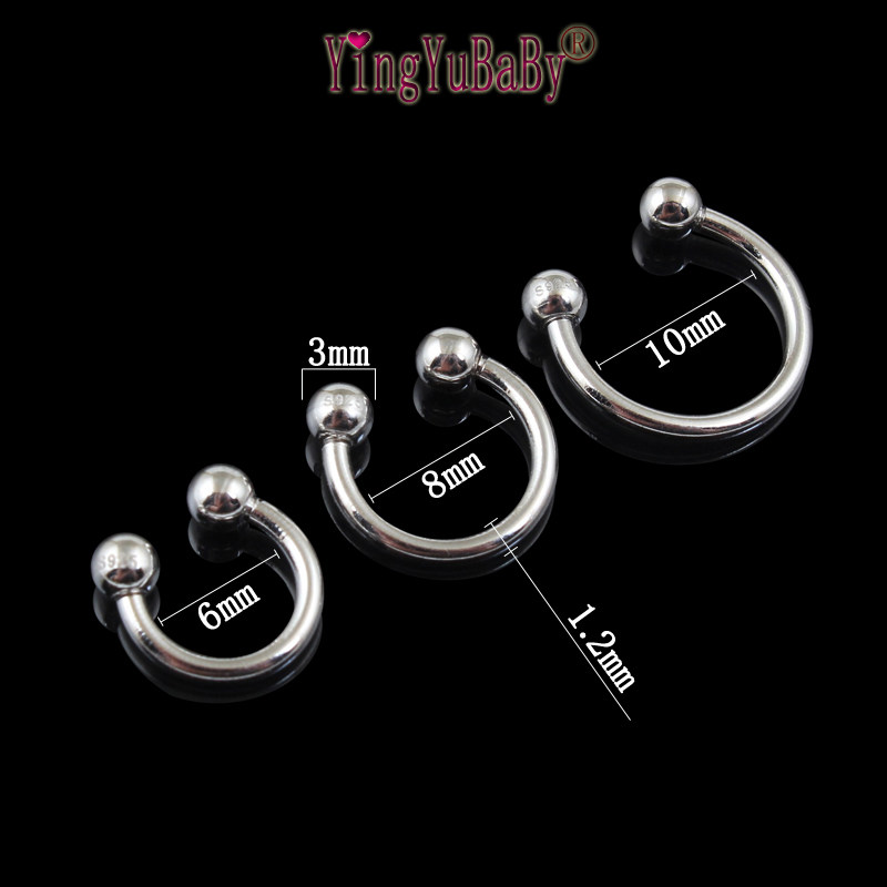 鼻钉S925纯银鼻环防过敏1.2mm细杆唇环男乳环乳钉针不敏感耳骨钉,淘宝优惠券,粉丝福利购,淘宝优惠卷