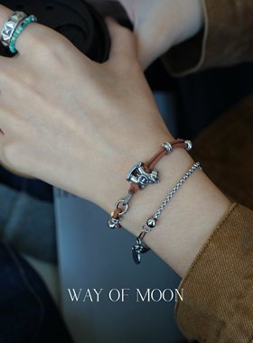 WAYOFMOON小马金属童趣手链
