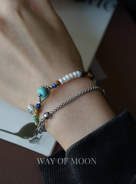 WAYOFMOON清水彩色多巴胺串珠