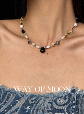 高级感虎眼石秋冬复古小众配饰