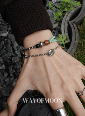 WAYOFMOON小众高级感松石手链