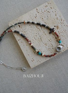 WAYOFMOON繁花似锦复古项链