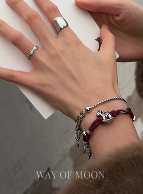 WAYOFMOON小马金属童趣手链