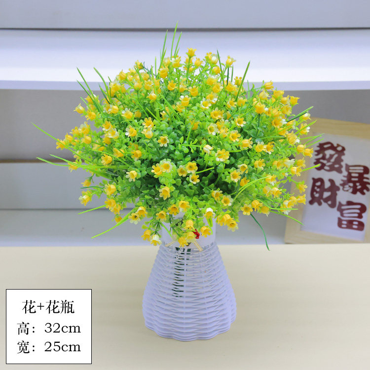 塑料假花套餐仿真绿植家居装饰品书桌餐厅摆设花文艺布景拍摄道具,淘宝优惠券,粉丝福利购,淘宝优惠卷