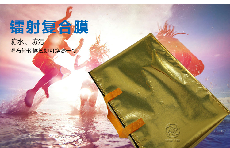 厂家直销定制镭射膜大容量加厚保温包海鲜礼盒冷藏袋防水铝箔户外