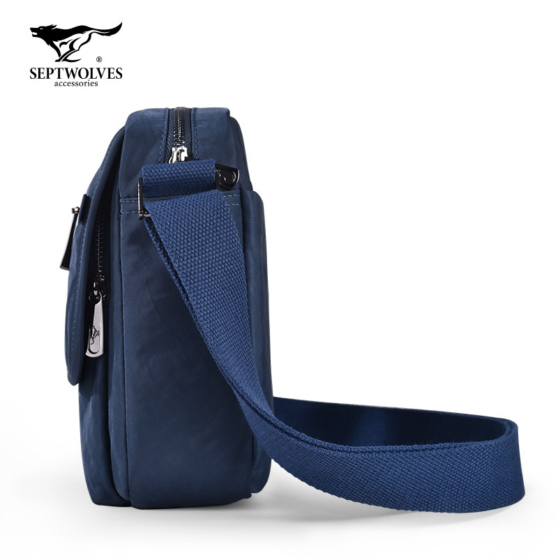 七匹狼男士牛津布包休闲运动单肩包 精彩服饰男士包袋