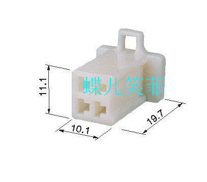 4P 2.8四方插 汽车插头 车用接插件 连接器 对插插头 公母插 - 图0