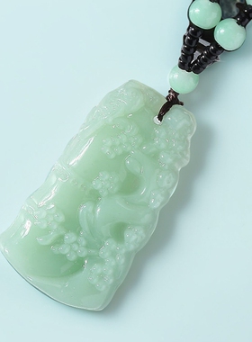 笑佛貔貅龙牌节节高项链搭配女