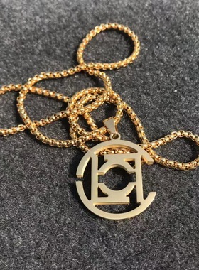 嘻哈风钛钢百搭吊坠陈冠希同款