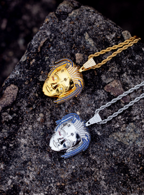 XXXTentacion人头像吊坠项链潮男