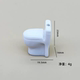 Bjd rag doll house accessories scene furniture model decoration shooting props mini simulation flap toilet with small toilet
